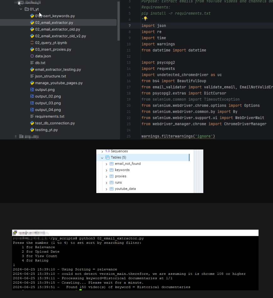 YouTube Creator Contact Discovery Automation - Bot Interface