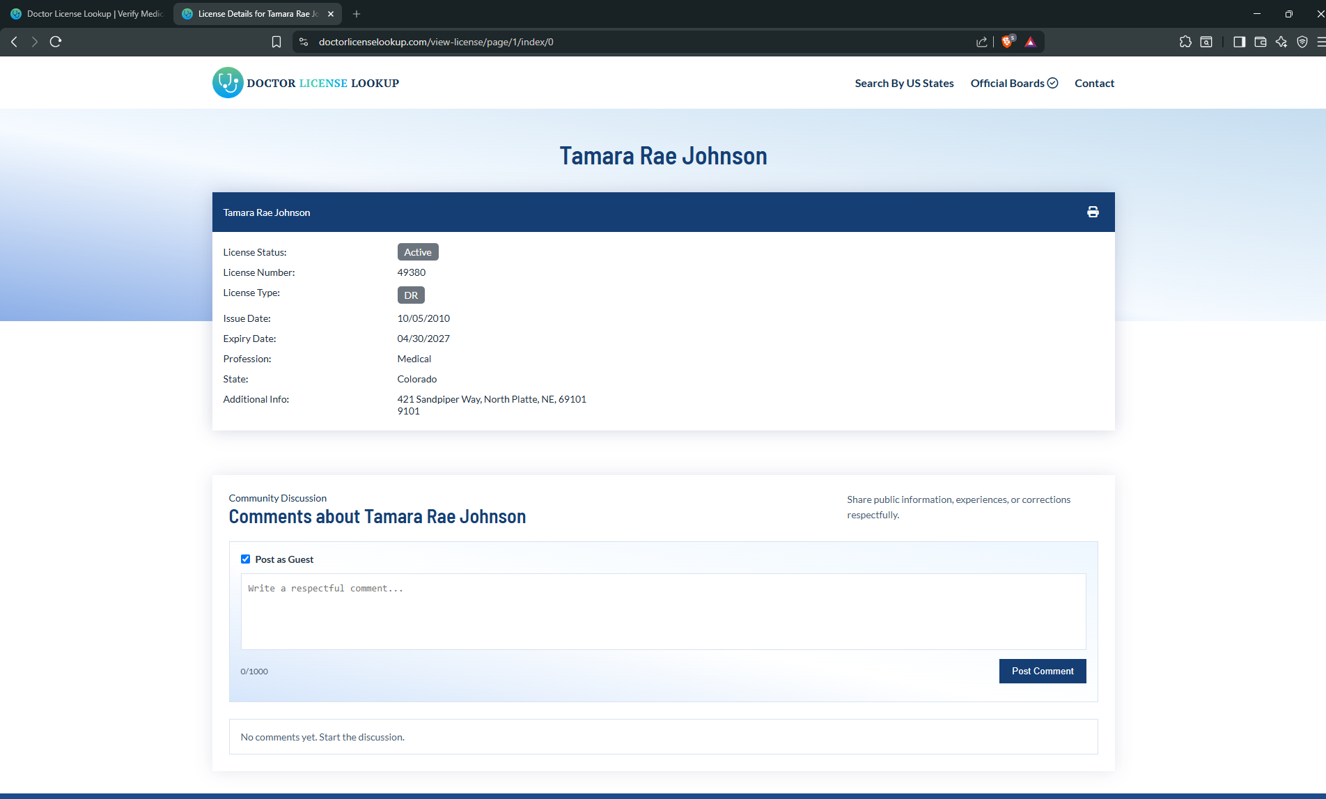 Public Doctors Lookup Systems