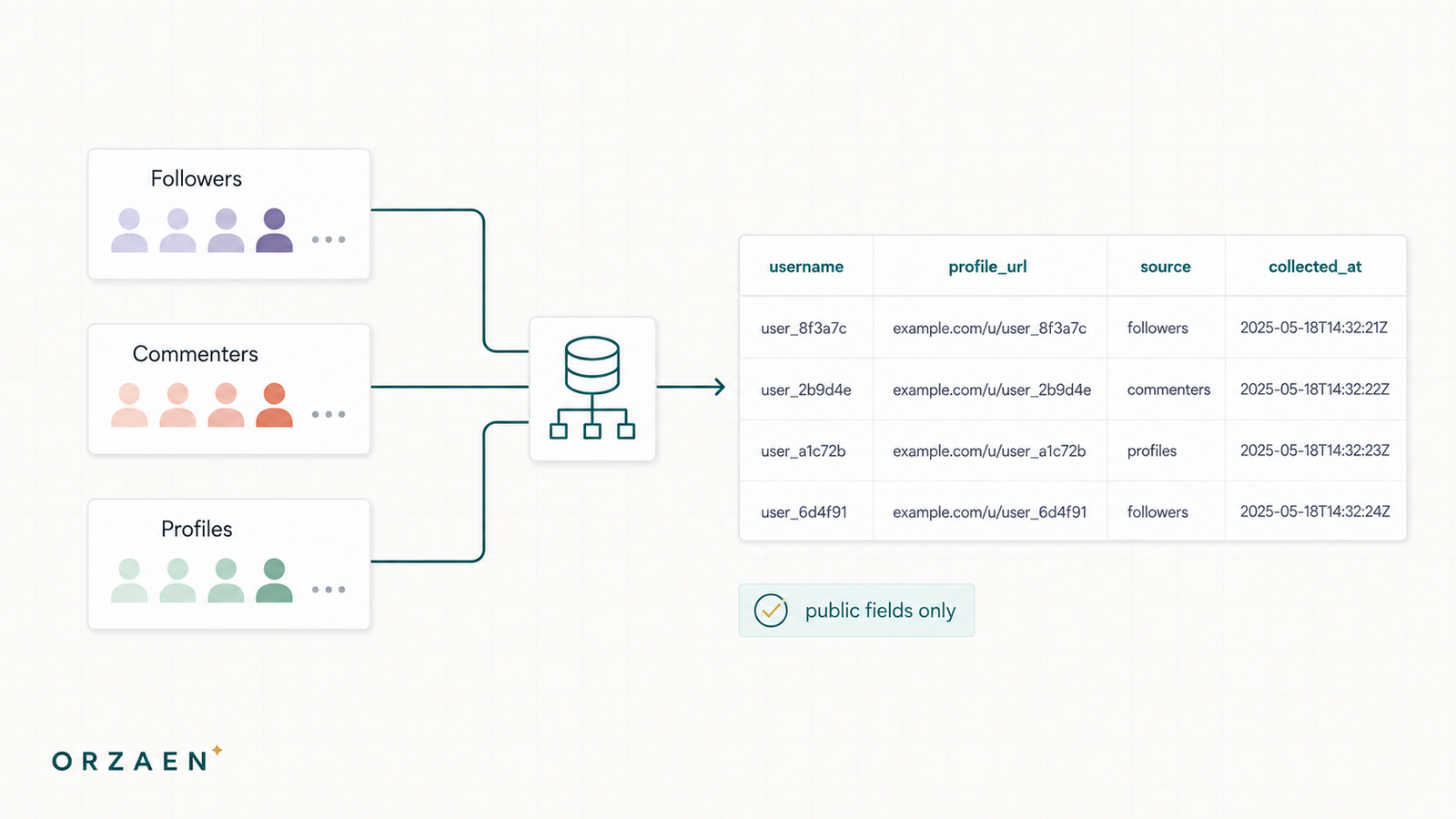 Instagram Audience Data Collection: Followers, Commenters, and Public Profiles